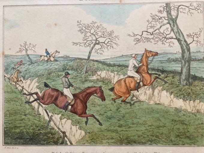 Henry Alken, gravure anglaise, chasse à courre
