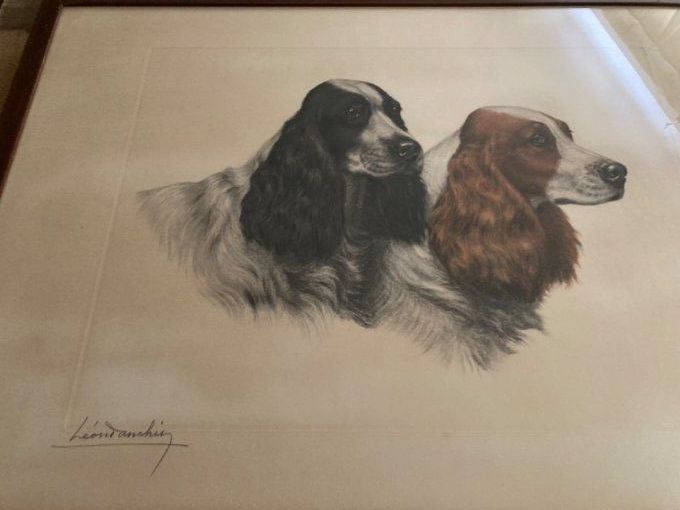 Leon Danchin,  2 chiens VENDU 